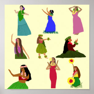 Póster Hula Dancer poster