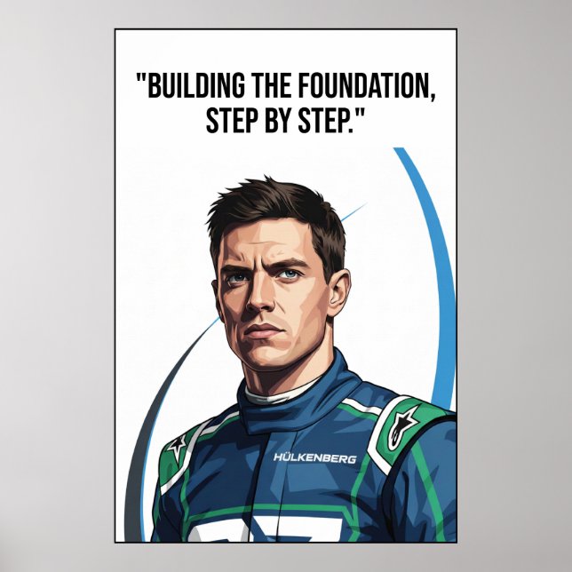 Póster Hülkenberg Quote Poster (Frente)