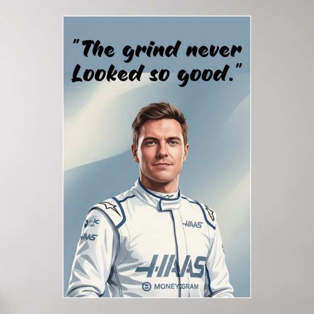 Póster Hülkenberg Quote Poster (Frente)