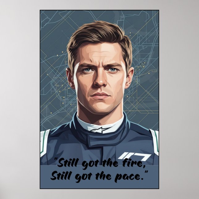 Póster Hülkenberg Quote Poster (Frente)