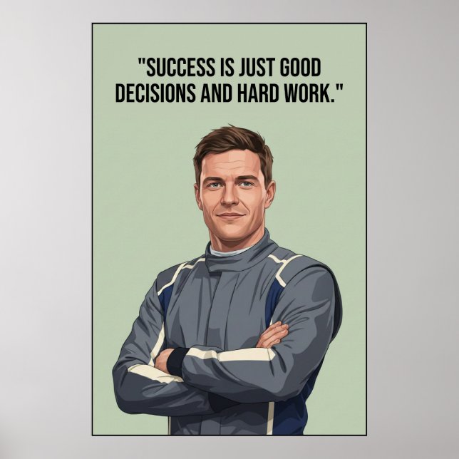 Póster Hülkenberg Quote Poster (Frente)