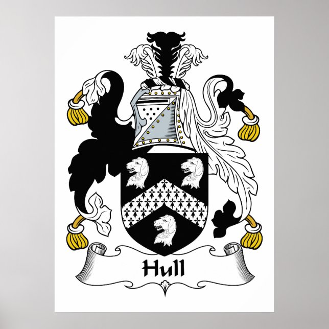Póster Hull Family Crest (Frente)