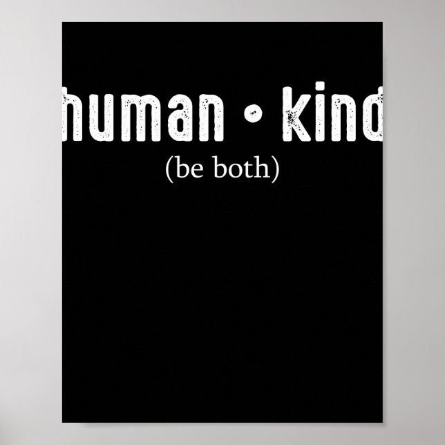 Póster Human Kind Be Both Humankind (Frente)