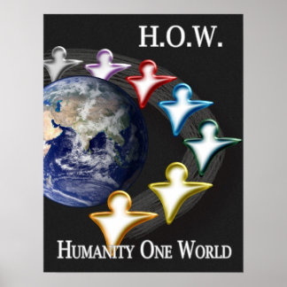 Póster Humanidad Un Poster Mundial