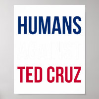 Humanos contra Ted Cruz - Bandera de Texas