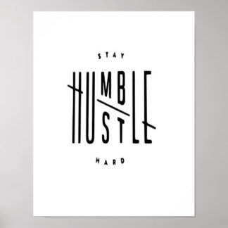 Póster Humble Hustle Poster