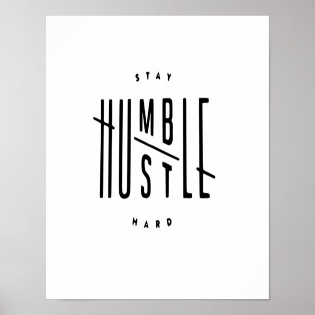 Póster Humble Hustle Poster (Frente)