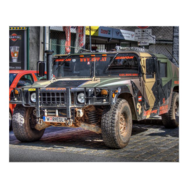 Póster Hummer H1 (Anverso)