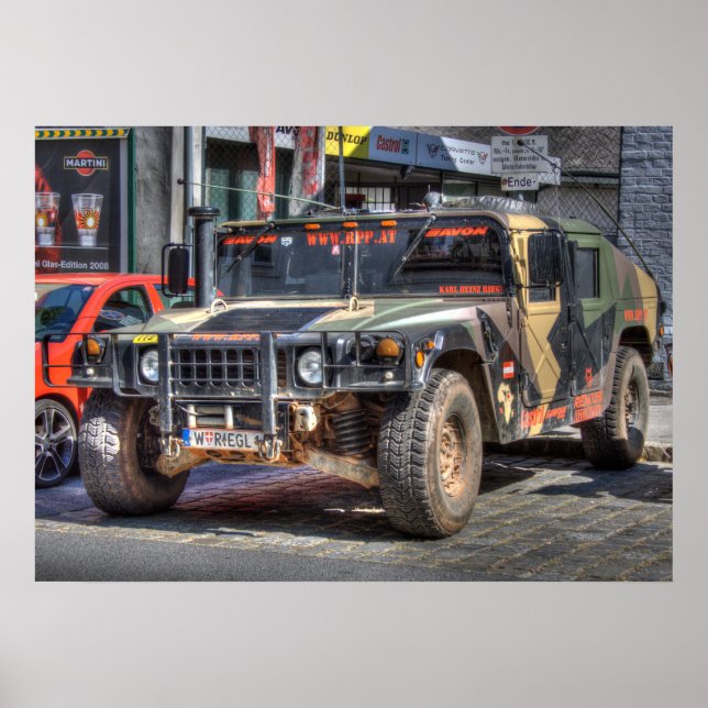 Póster Hummer H1 (Frente)
