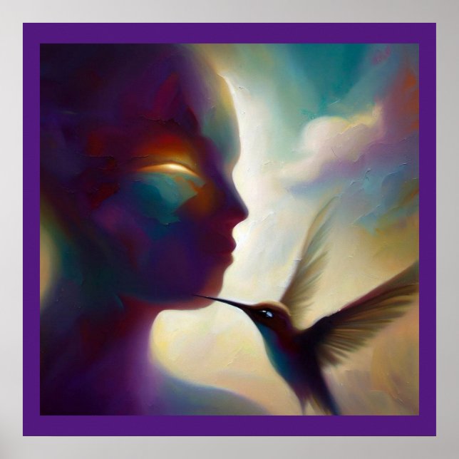 Póster Hummingbird 1 de Espíritu Animal (Frente)