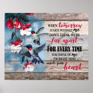 Póster Hummingbird estoy aquí dentro de tu monumento al c