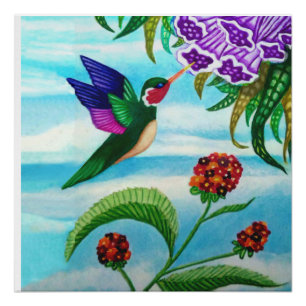 Póster Hummingbird Sky