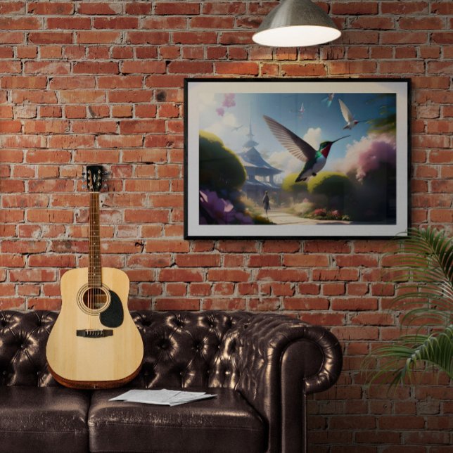 Póster Hummingbird Toma Poster De Vuelo (Subido por el creador)