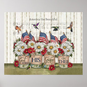 Póster Hummingbirds Dios Descartó Su Gracia Regalos De Ca