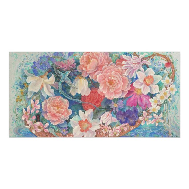 Póster Hummingbird's Floating Garden (Anverso)