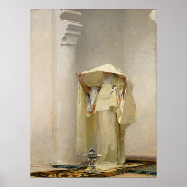 Póster Humo de Ambergris por John Singer Sargent (Frente)