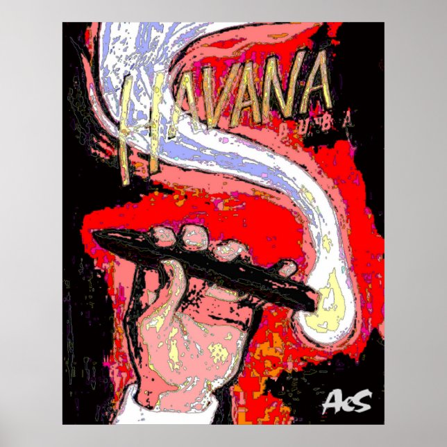 Póster humo de cigarrillo (Frente)