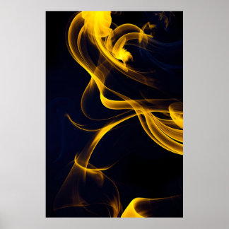 Póster Humo en Hues Vivid