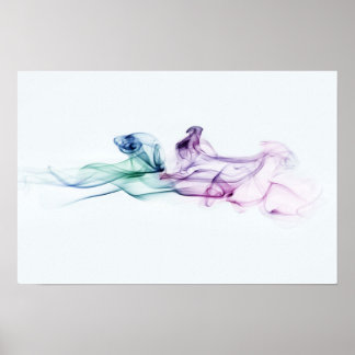 Póster Humo morado