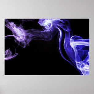 Póster Humo que fluye