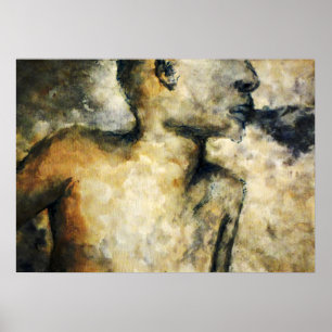 Póster humo soplando