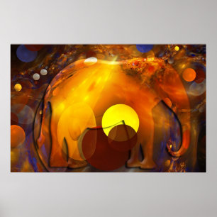 Póster Humor africano