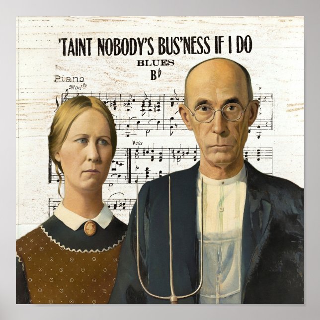 póster humor American Gothic (Frente)