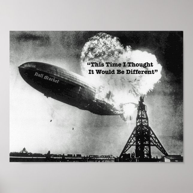 Póster Humor de choque en el mercado alcista (Frente)