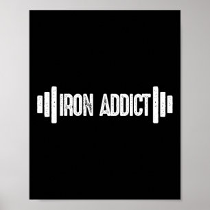 Póster Humor de gimnasio de Iron Addict