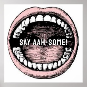 Póster Humor dental