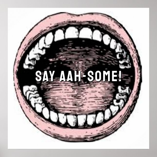 Póster Humor dental (Frente)