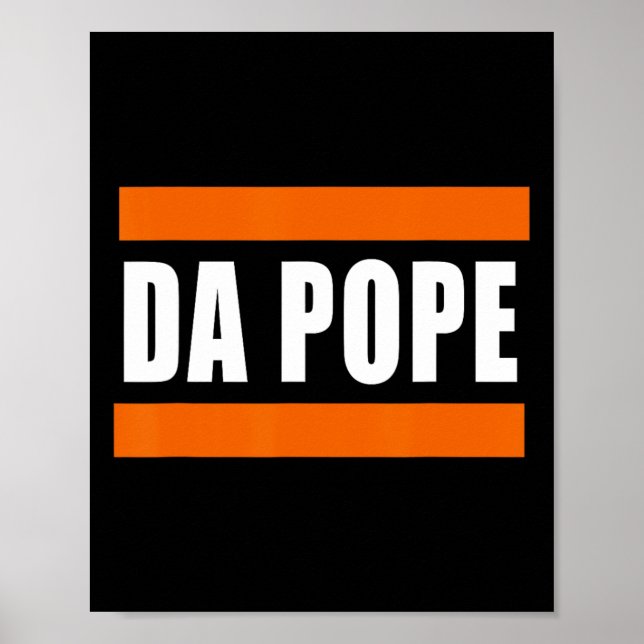 Póster Humor divertido de Chicago Da Pope (Frente)