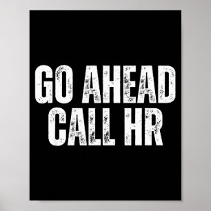 Póster Humor Divertido Laboral Para Personal De Oficina, 