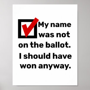 Póster Humor electoral 2024