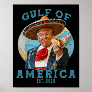 Póster Humor Golfo De Estados Unidos Este 2025 Golfo Amer