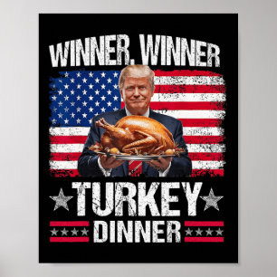 Póster Humor gracioso ganador de Trump