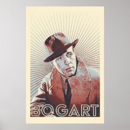 Póster Humphrey Bogart Vector Artwork
