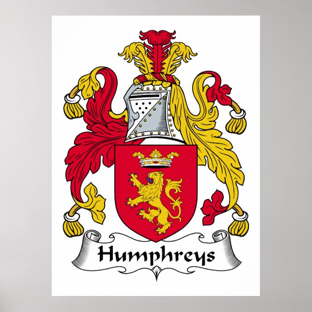 Póster Humphreys Family Crest (Frente)
