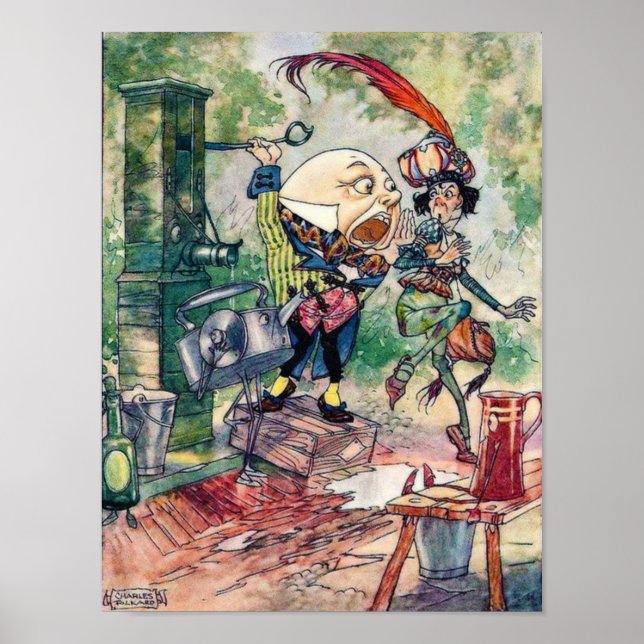 Póster Humpty Dumpty en el país de las maravillas (Frente)