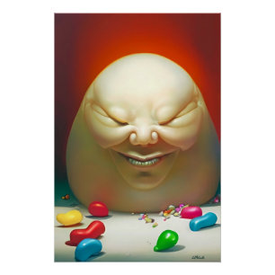 Póster Humpty Dumpty Tenía una Gran Colección de Judías d