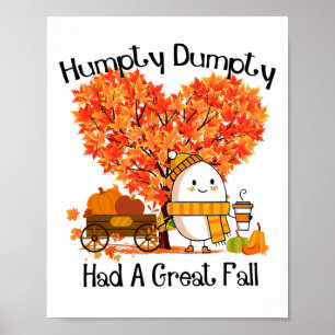 Póster Humpty Dumpty Tuvo Una Gran Caída 
