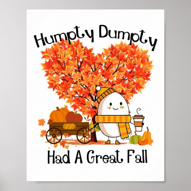 Póster Humpty Dumpty Tuvo Una Gran Caída  (Frente)