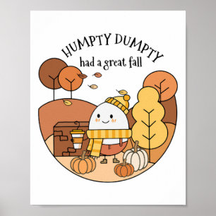 Póster Humpty Dumpty Tuvo Una Gran Caída