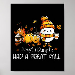 Póster Humpty Dumpty Tuvo Una Gran Caída De Acción De Gra