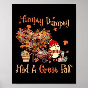 Póster Humpty Dumpty Tuvo Una Gran Caída El Otoño De Acci