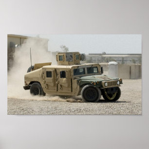 Póster Humvee en Irak
