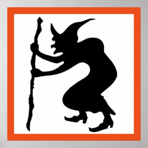 PÓSTER HUNCHBACK HALLOWEEN WITCH