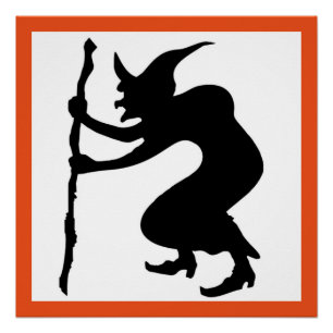 PÓSTER HUNCHBACK HALLOWEEN WITCH