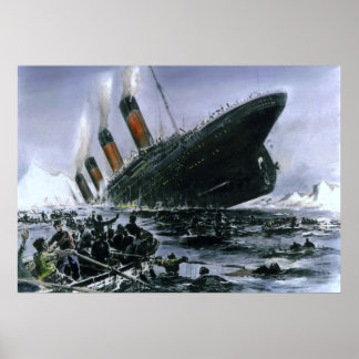 Póster Hundimiento de RMS Titanic