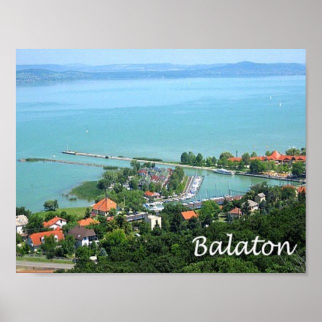Póster Hungría - Balaton - (Frente)